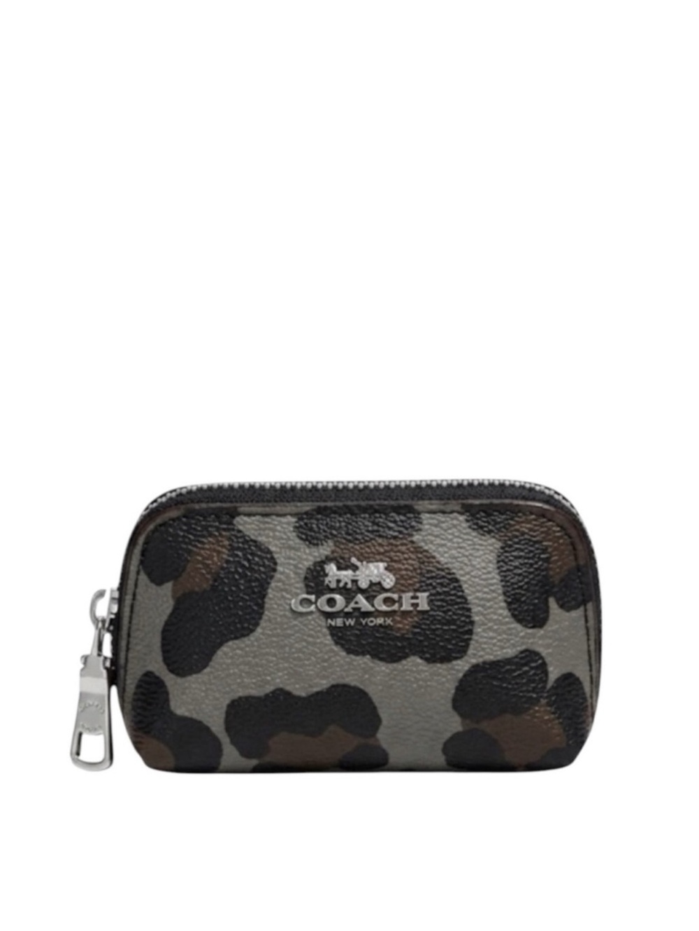 Coach Mini Zip Ocelot Cosmetic Case